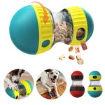 Slow feeding dog puzzle toy with adjustable treat opening