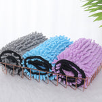 Quick-dry dog towel with double hand pockets